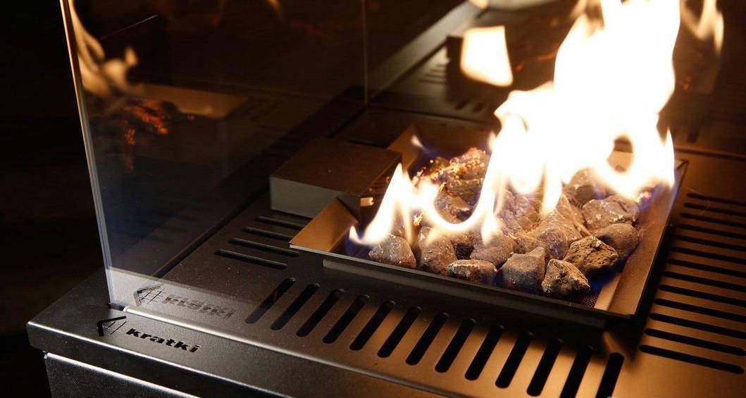 Газовый нагреватель Kratki PATIO Mini/M/G31/37Mbar/CZ, черное стекло, с ручным управлением Газовый нагреватель Kratki PATIO Mini/M/G31/37Mbar/CZ, черное стекло, с ручным управлением