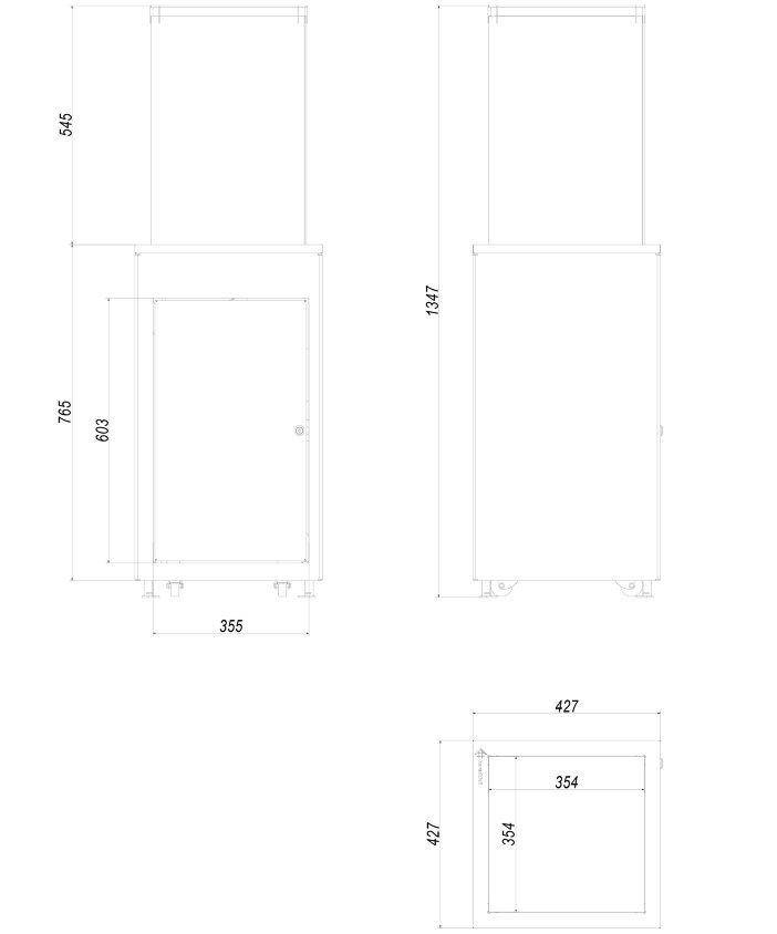 Газовый нагреватель Kratki PATIO Mini/M/G31/37Mbar/S, сталь, с ручным управлением Газовый нагреватель Kratki PATIO Mini/M/G31/37Mbar/S, сталь, с ручным управлением