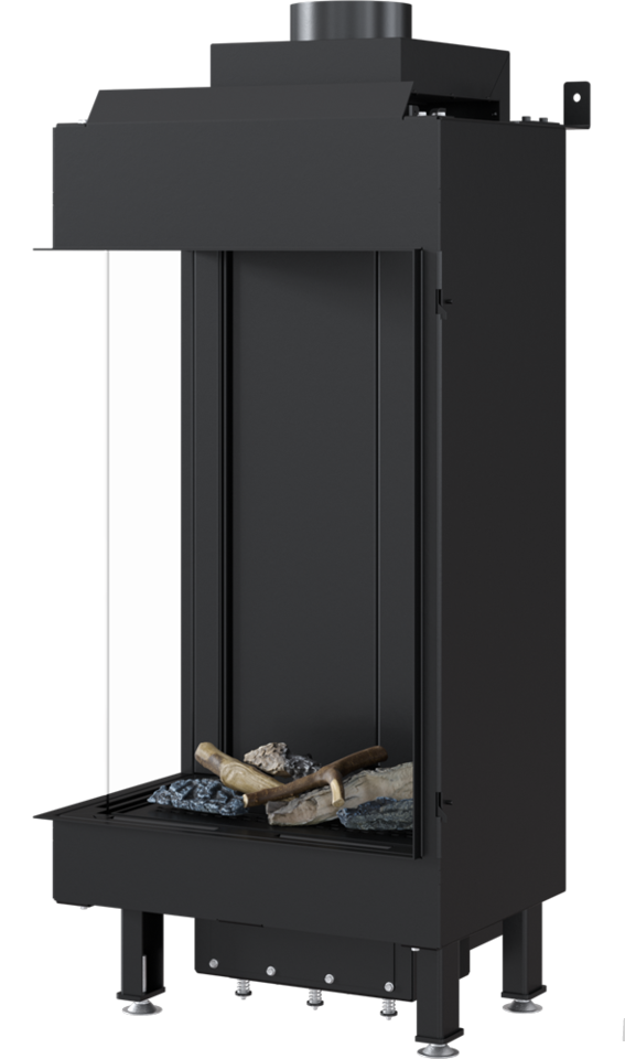 Газовая топка Kratki LEO/L/45/68/G20, магистральный газ