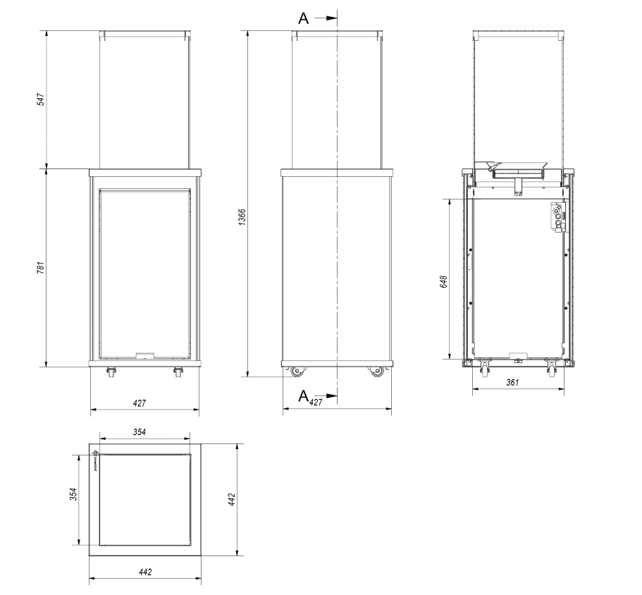 Газовый нагреватель Kratki PATIO Mini/G31/37Mbar/CZ/P, стекло, черное тиснение, с пультом управления Газовый нагреватель Kratki PATIO Mini/G31/37Mbar/CZ/P, стекло, черное тиснение, с пультом управления