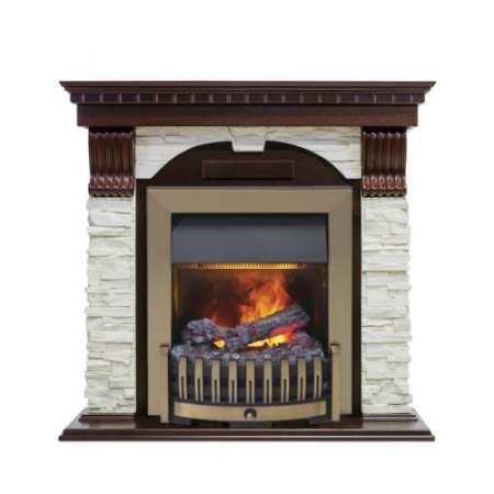 Dublin арочный сланец белый (темный дуб)+Danville Antic Brass Dublin арочный сланец белый (темный дуб)+Danville Antic Brass