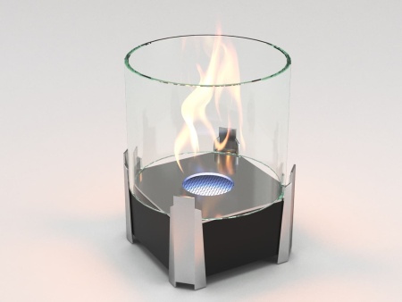 Настольный биокамин Lux Fire "Рондо" S Чёрный по цене 12 760 руб.