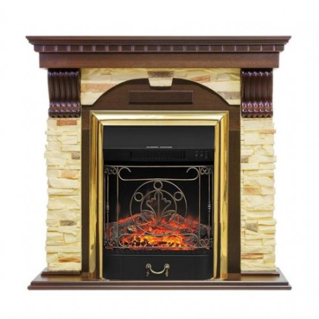 Dublin арочный сланец (темный дуб)+Majestic FX Brass