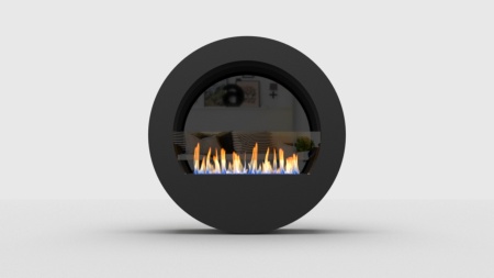 Биокамин "Русский огонь" Сансет чёрный по цене 32 450 руб.