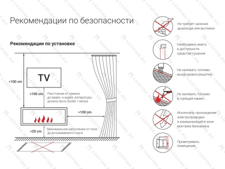 Встроенный биокамин Lux Fire Фронтальный 640 S Встроенный биокамин Lux Fire Фронтальный 640 S по цене 43 890 руб.