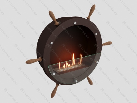 Настенный биокамин Lux Fire "Капитан 500 Н" XS (коричневый) по цене 49 390 руб.
