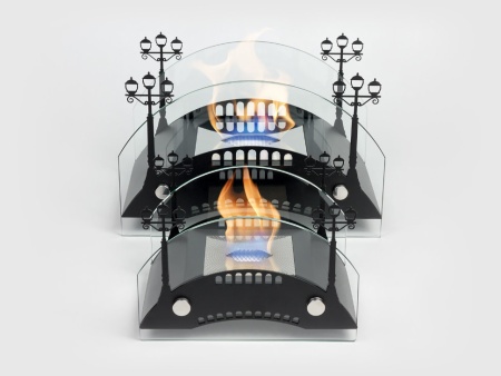 Настольный биокамин Lux Fire "Пушкинский мост" S Чёрный по цене 14 641 руб.