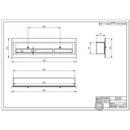 Прямоугольный контейнер ZeFire 500 с крышкой внутри по цене 19 800 руб.