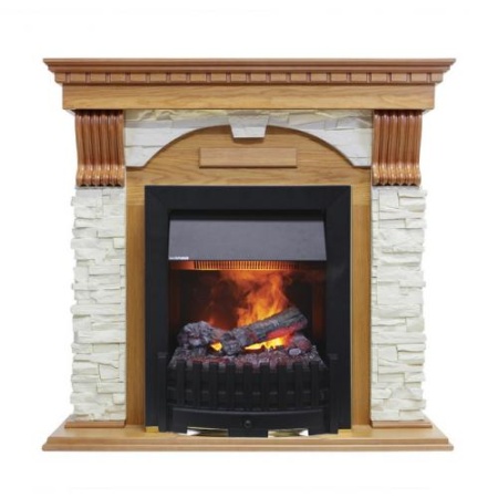 Dublin арочный сланец белый (дуб)+Danville Black